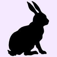 Rabbit Silhouette
