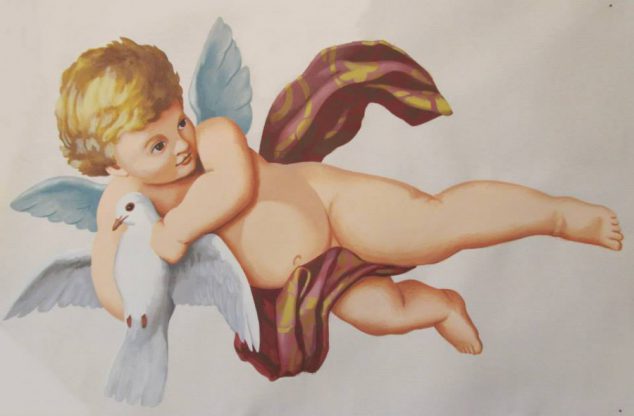 Jeff Raum Stencils: Loving Cherub