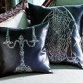 Stenciled Pillows for Halloween