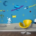 Outer Space Bedroom Murals